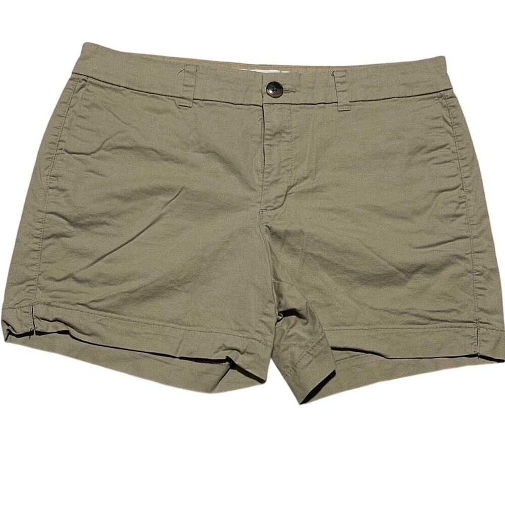 Old Navy Women's Mid-Rise Everyday Shorts Size 6 Khaki Tan Chino